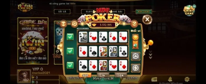 Hướng dẫn chơi Mini Poker đơn giản nhất