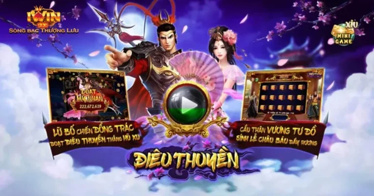 Chơi Game Slot Điêu Thuyền tại Iwin sao để thắng đậm