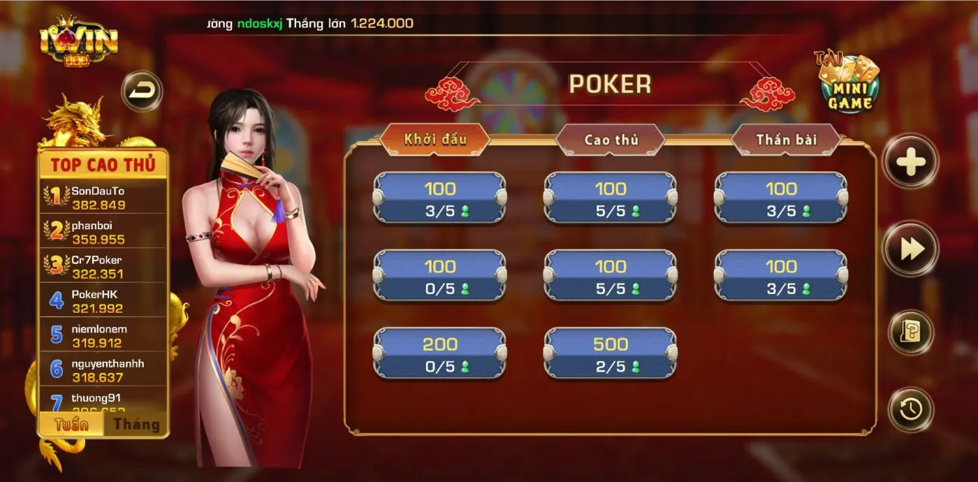 Hướng dẫn chi tiết cách tải game bài Poker tại Iwin về máy